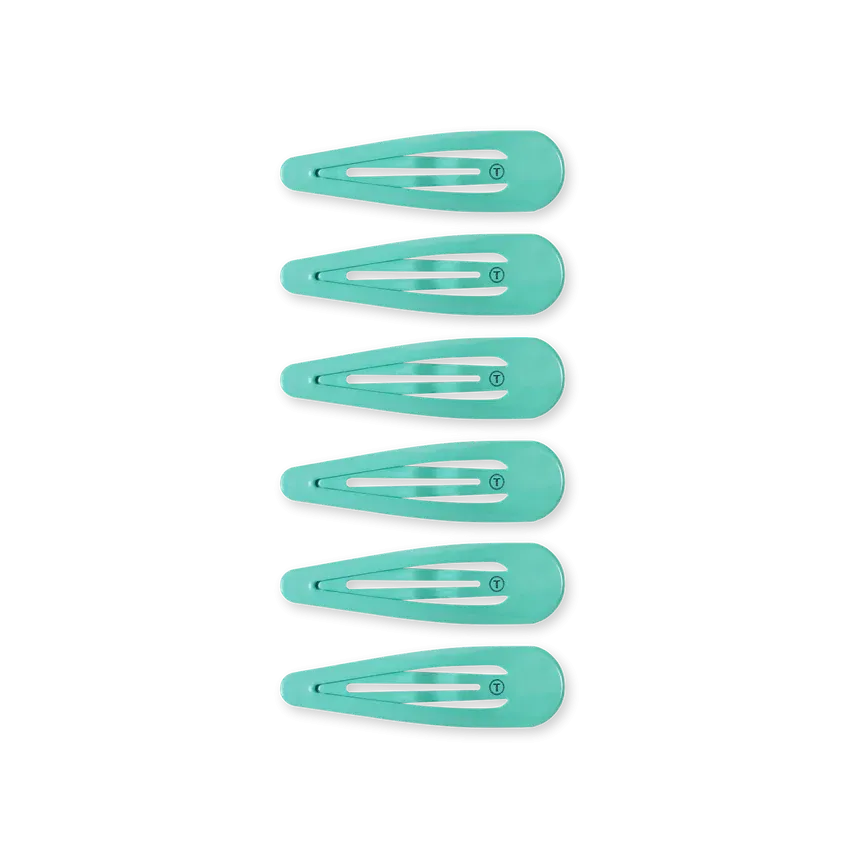 Teleties Snap Clip Set - Totally Turquoise (Ships in 1-2 Weeks)