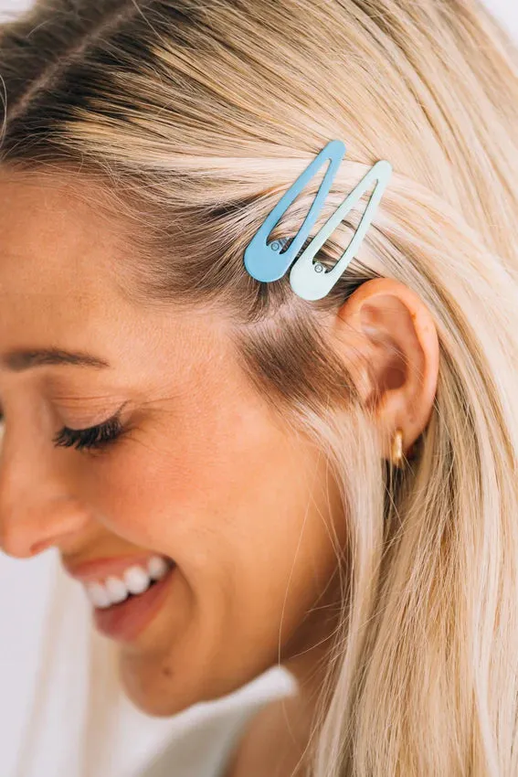 Teleties Snap Clip Set - Totally Turquoise (Ships in 1-2 Weeks)