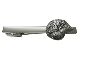 Textured Hedgehog Square Tie Clip