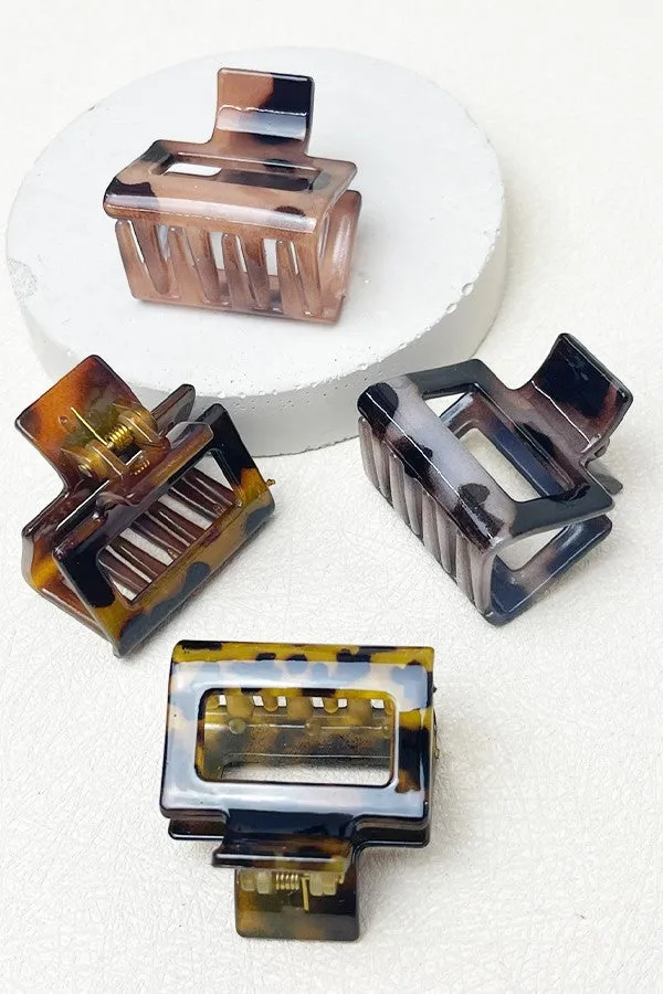 The Dana Tortoise Mini Hair Claw Clip