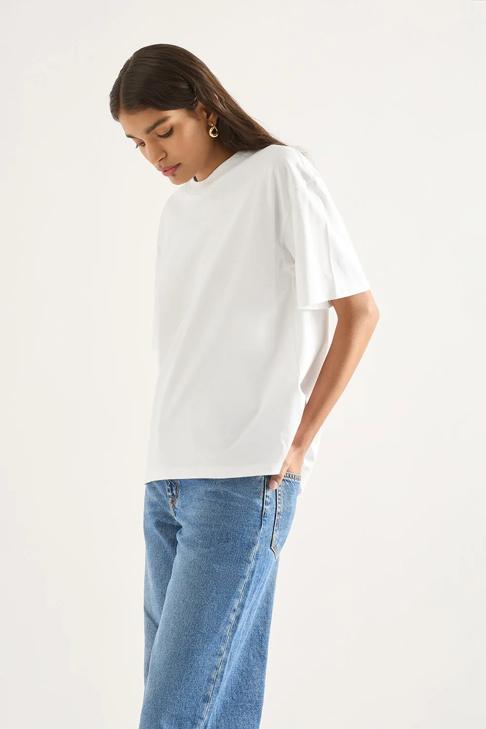 The Good Oversized Tee White