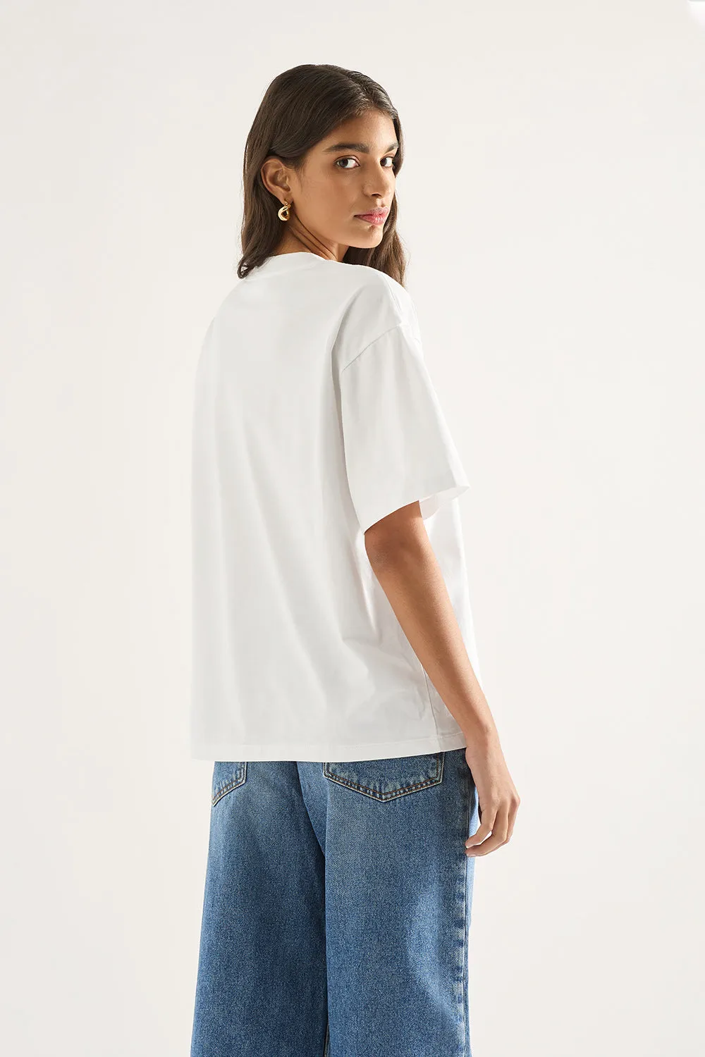 The Good Oversized Tee White