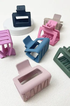 The Jordyn Mini Matte Hair Claw Clip Set