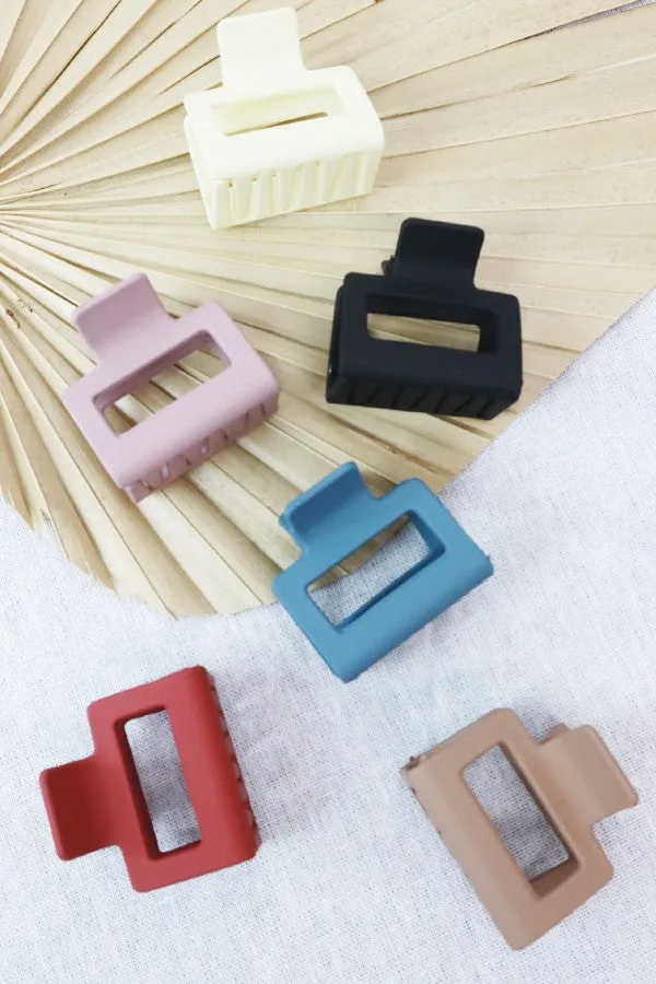 The Jordyn Mini Matte Hair Claw Clip Set