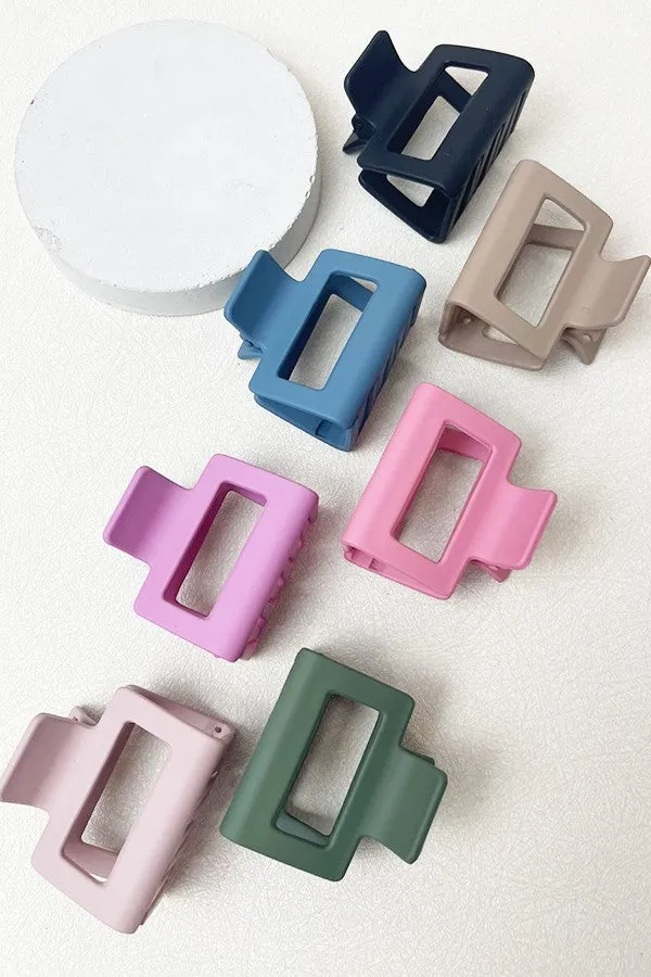 The Jordyn Mini Matte Hair Claw Clip Set
