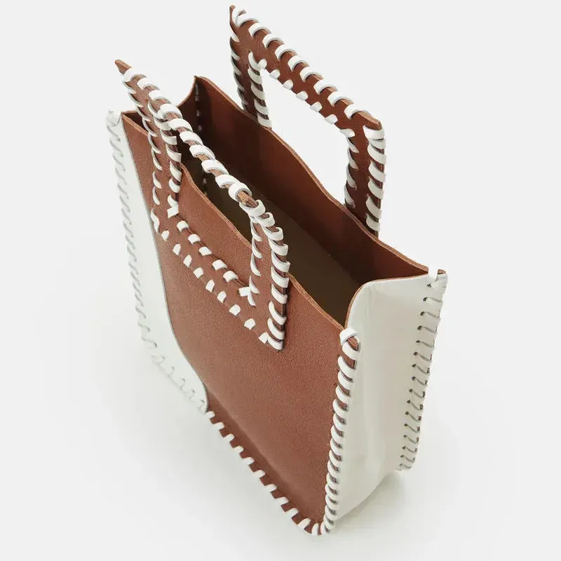 The Nwadi mini tote - brown