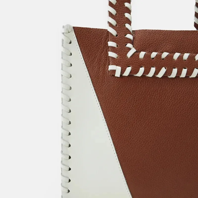 The Nwadi mini tote - brown