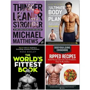 Thinner,Your Ultimate, The World's Fittest Book, Bodybuilding 4 Books Collection Set