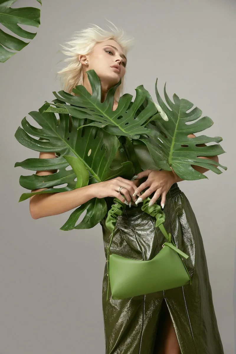 Túi xách M BAG màu xanh dương (nhỏ)
