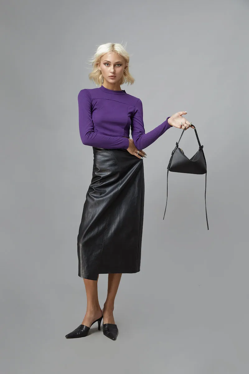 Túi xách M BAG màu xanh dương (nhỏ)