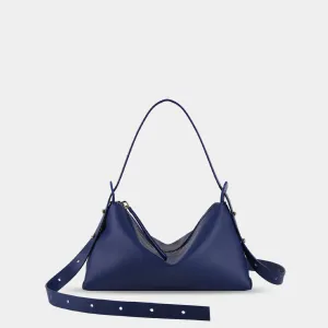 Túi xách M BAG màu xanh dương (nhỏ)