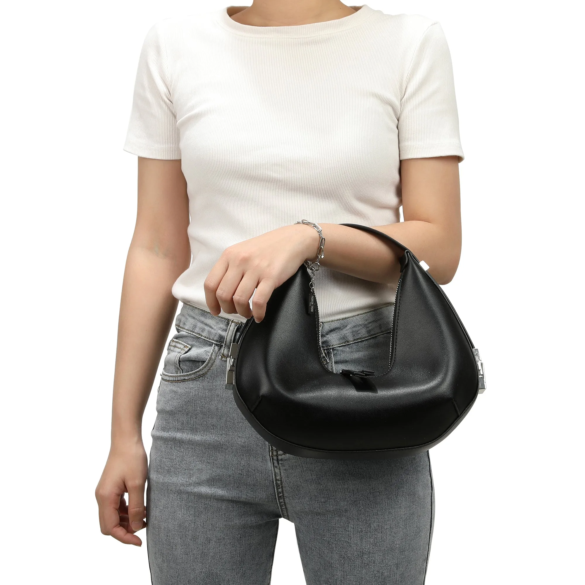 Tiffany & Fred Smooth Leather Adjustable Shoulder Bag