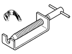 Tillman J-24773-A Allison Pump Body Puller with J-25022 End Play Checking Adapter