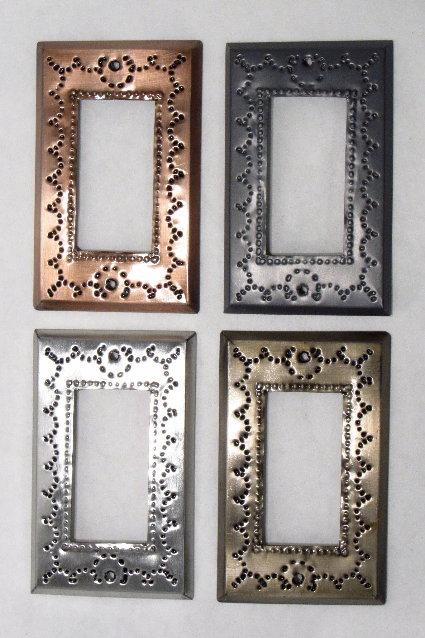 Tin Rocker Switch Plate Covers