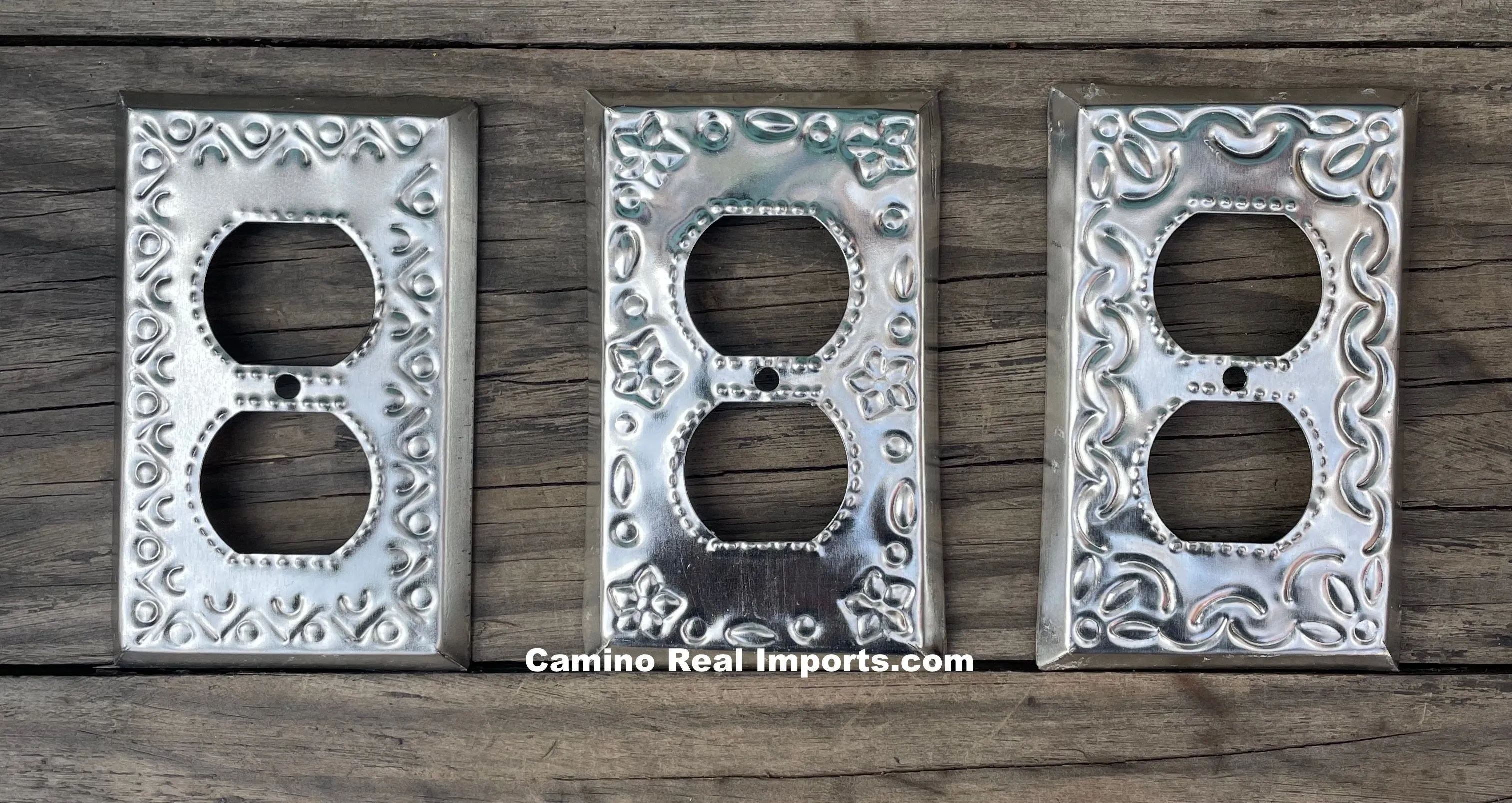 Tin Switch Duplex Outlet Switch Plate Covers Silver