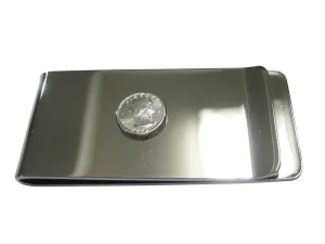 Tiny 25 Cent Quarter Coin Money Clip