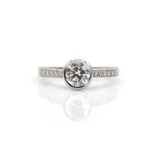 Tom Mathis Designs 1.01CT Diamond Engagement Ring