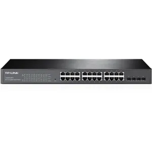 Tp Link T1600 G 28 Ts Switch 24 Ptos Giga 4 Ptos Sfp L2 L3 Qo S Igmp
