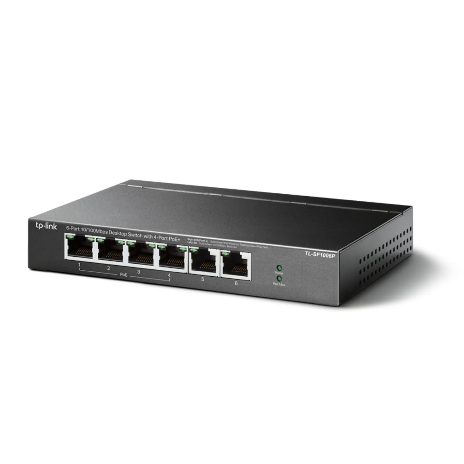 Tp Link Tl-Sf1006p Switch Poe De 6 Puertos 10/100 Mbps/Poe 4 Puertos