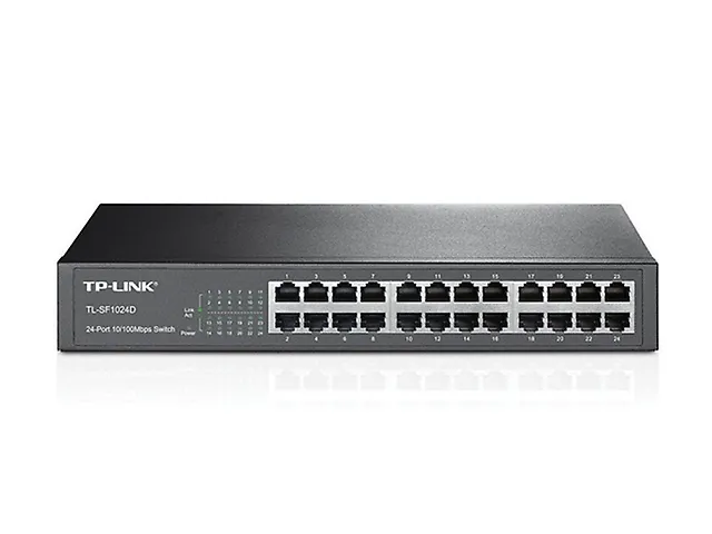 Tp Link Tl Sf1024 D Switch 10/100 Mbps, 4.8 Gbit/S, 24 Puertos, Fast Ethernet Rj45