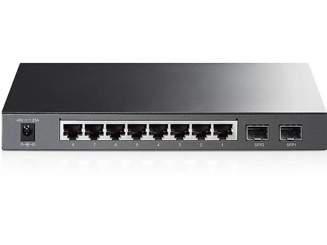 Tp Link Tl Sg2210 P Switch Smart 8 Ptos Po E Giga, Qo S, 2 Ptos Sfp, L2