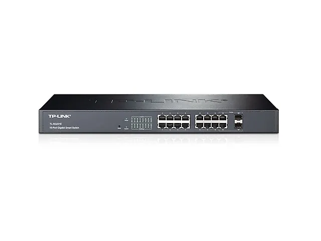 Tp Link Tl Sg2216, Switch Smart Web Inteligente 16 Puertos Gigabit L2 2 Sfp