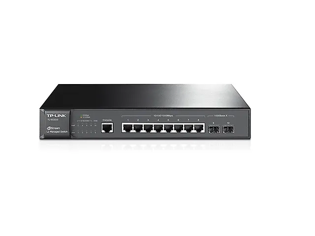 Tp Link Tl Sg3210, Switch 8 Puertos Rj45 Gigabit 2 Sfp