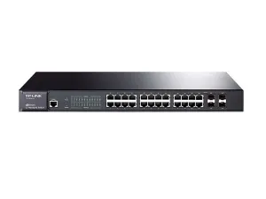 Tp Link Tl Sg3424 P Switch Administrable Po E L2/ 24 Ptos Giga Bit /4 Ran Sfp