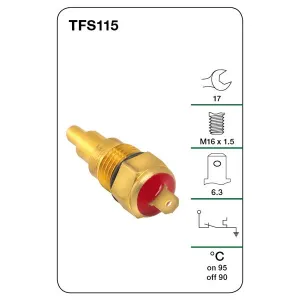 Tridon Thermo Fan Switch - TFS115