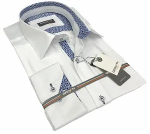 TRISTAN WHITE LONG SLEEVE SPORT SHIRT
