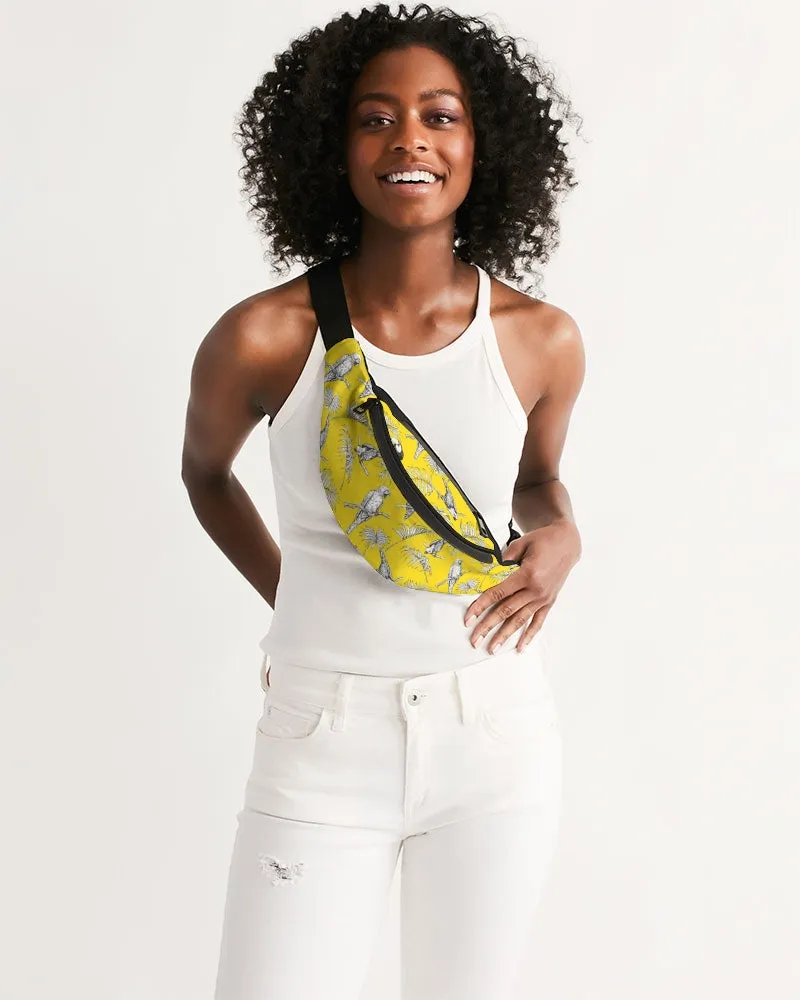 Tropical Birds Crossbody Sling Bag