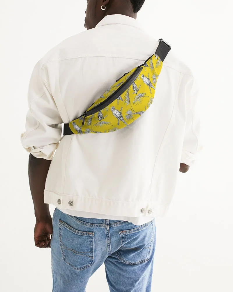 Tropical Birds Crossbody Sling Bag