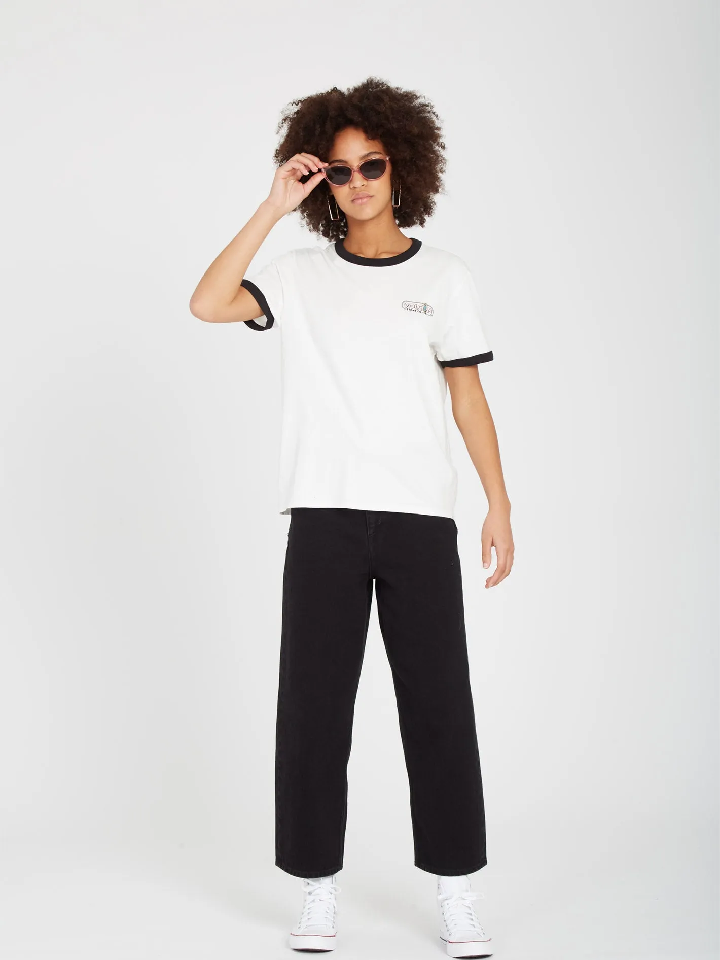 Truly Ringer T-shirt - STAR WHITE
