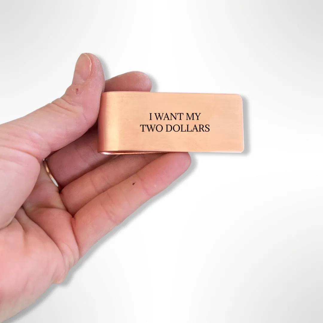 Two Dollars Money Clip
