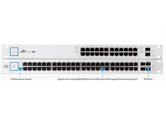 Ubiquiti Networks Us 24 250 W Switch Administrable Uni Fi De 24 Puertos/ 250 Watts