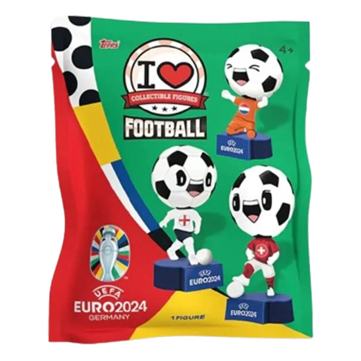 UEFA EURO 2024 I Love Football Figurines AU Single Packet (Random Select)