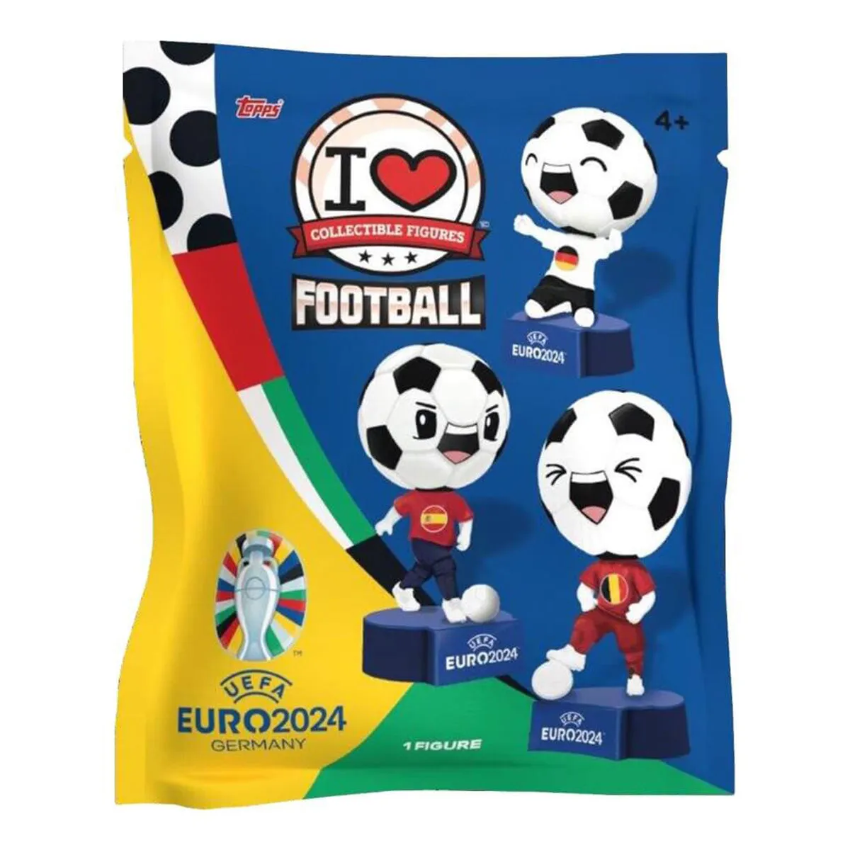 UEFA EURO 2024 I Love Football Figurines AU Single Packet (Random Select)