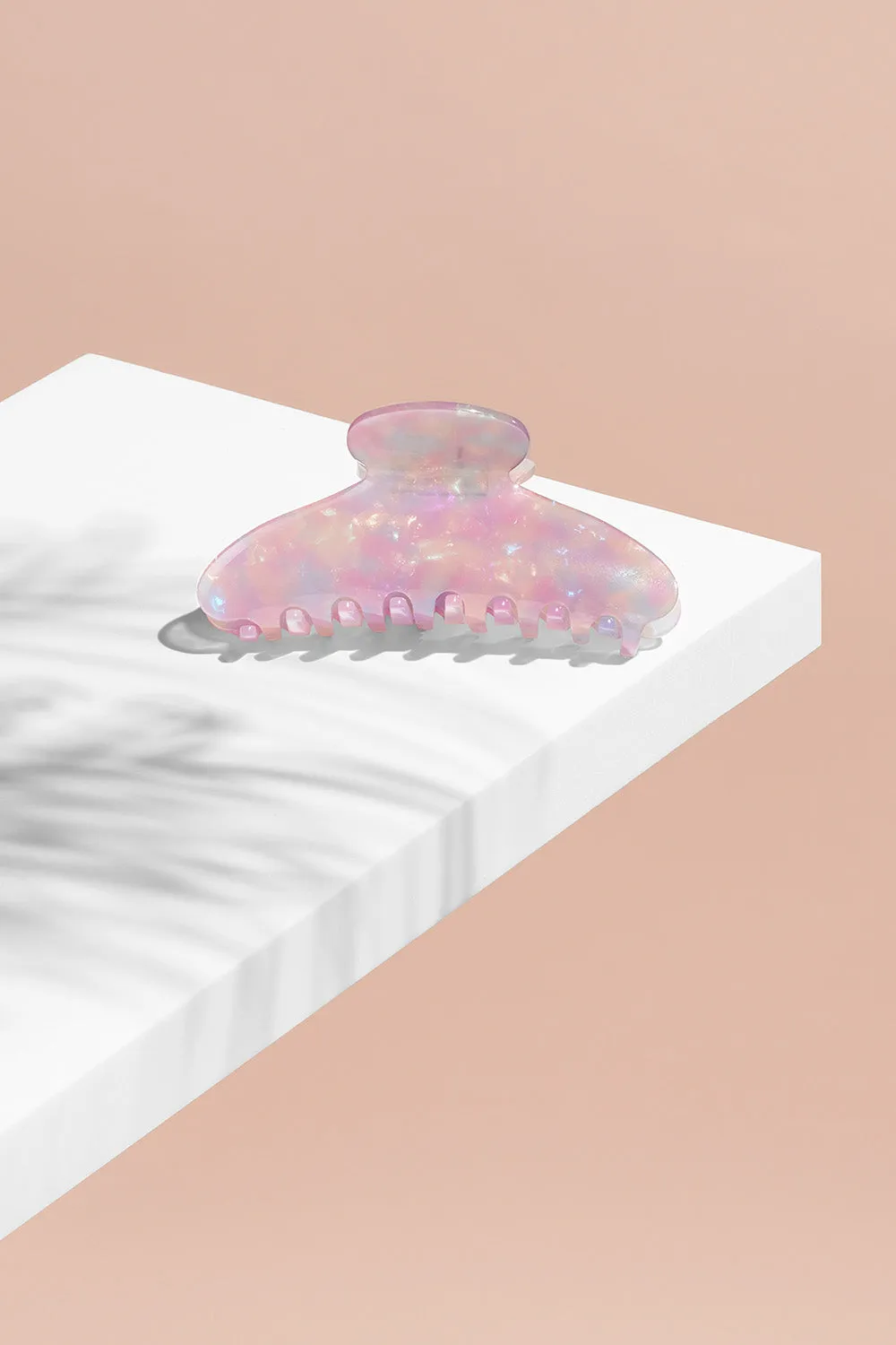 Unicorn Opalescent Marble Claw Clip