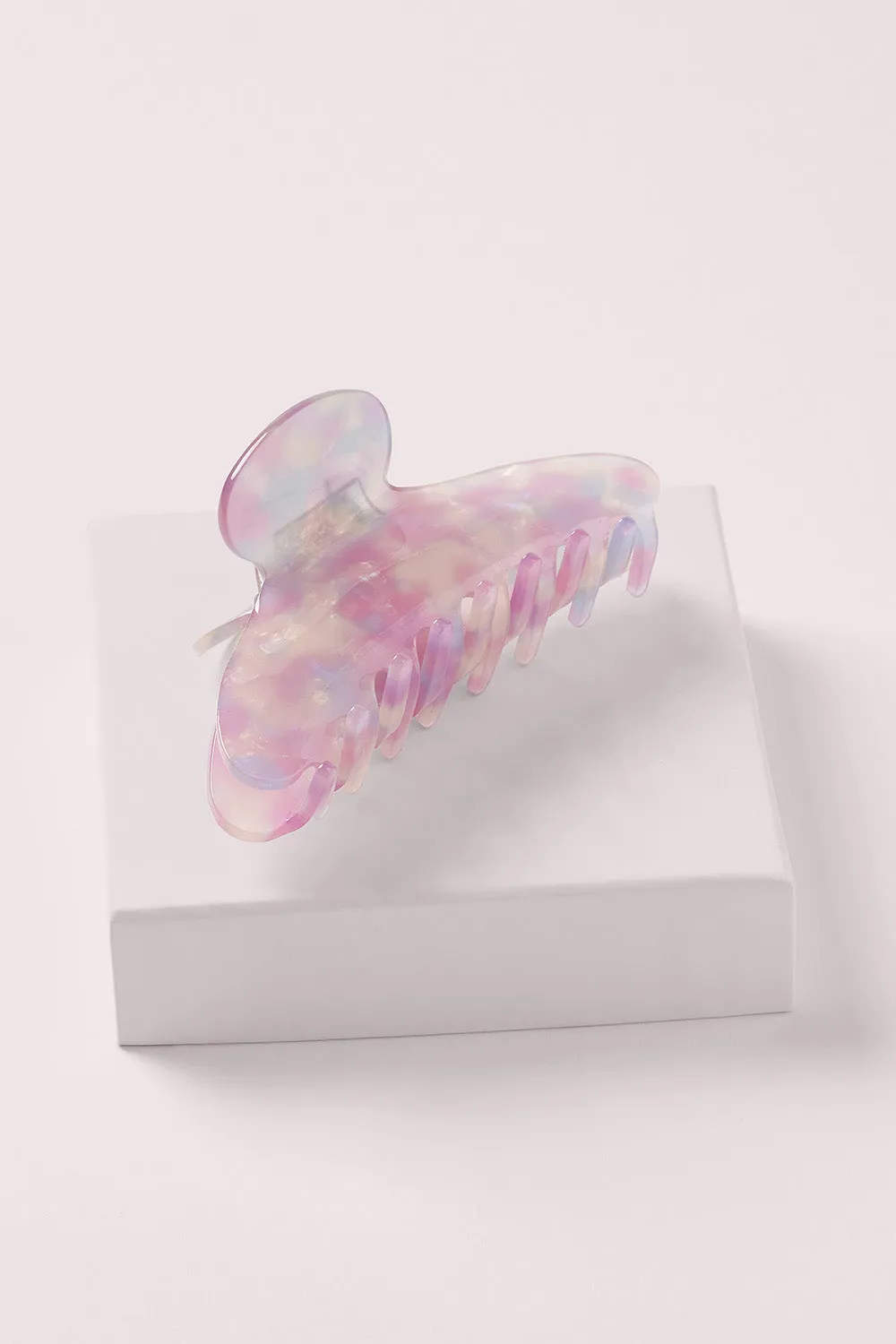 Unicorn Opalescent Marble Claw Clip