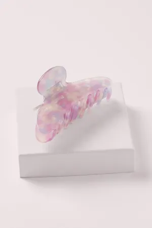 Unicorn Opalescent Marble Claw Clip