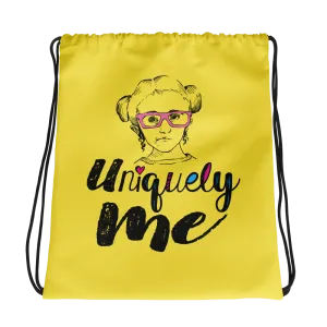 Uniquely Me (Esperanza - Raising Dion) Drawstring Bag