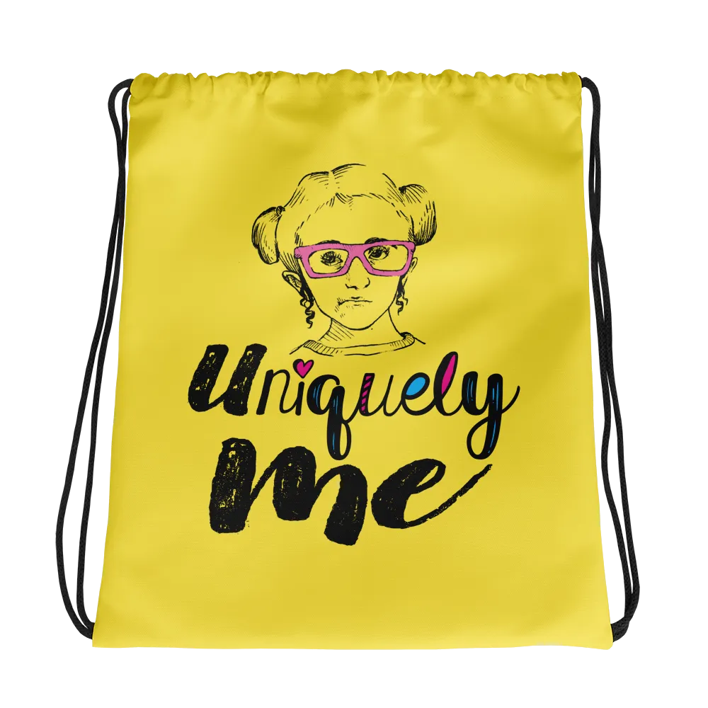 Uniquely Me (Esperanza - Raising Dion) Drawstring Bag