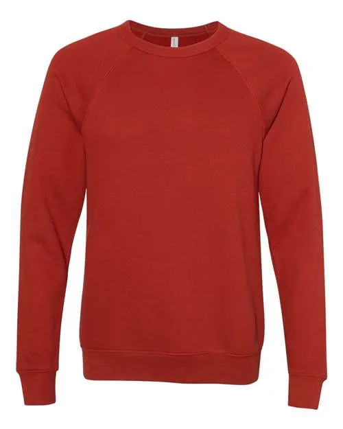Unisex Sponge Fleece Raglan Crewneck Sweatshirt