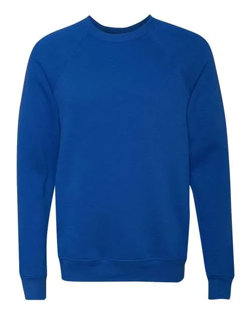 Unisex Sponge Fleece Raglan Crewneck Sweatshirt