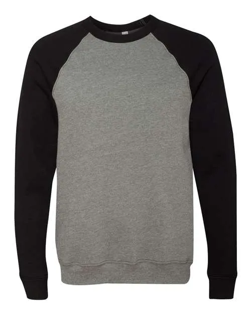 Unisex Sponge Fleece Raglan Crewneck Sweatshirt