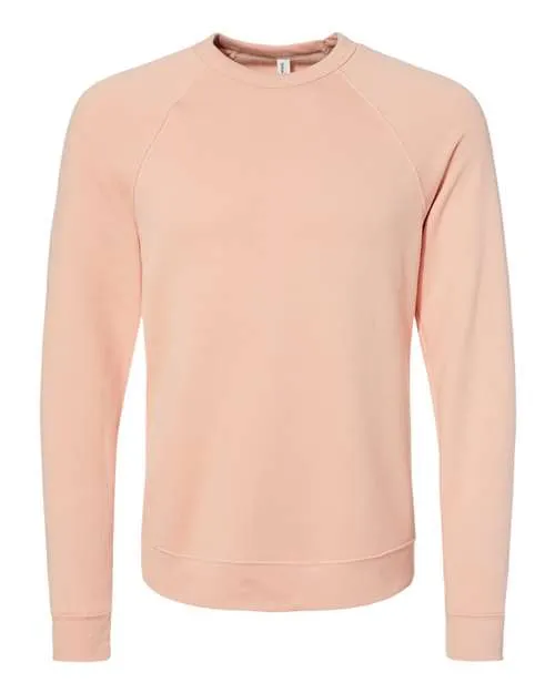 Unisex Sponge Fleece Raglan Crewneck Sweatshirt