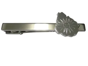 Uruguay Map Shape and Flag Design Tie Clip