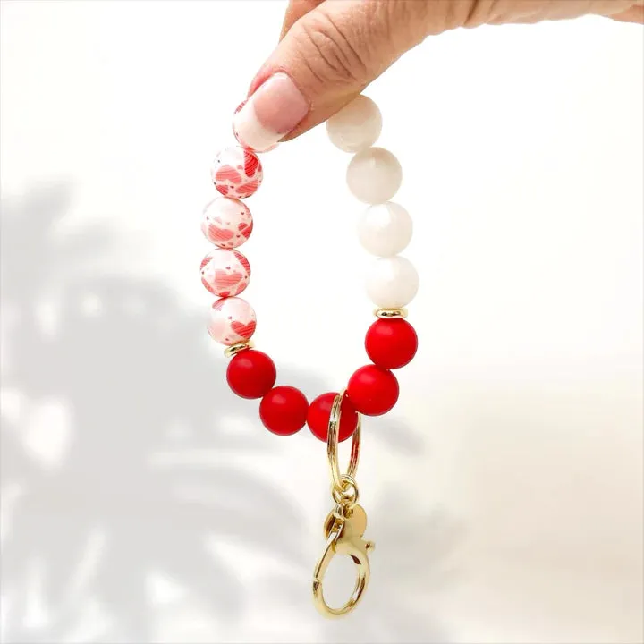 Valentine Hands-Free Keychain Wristlet - Heart Eyes For You