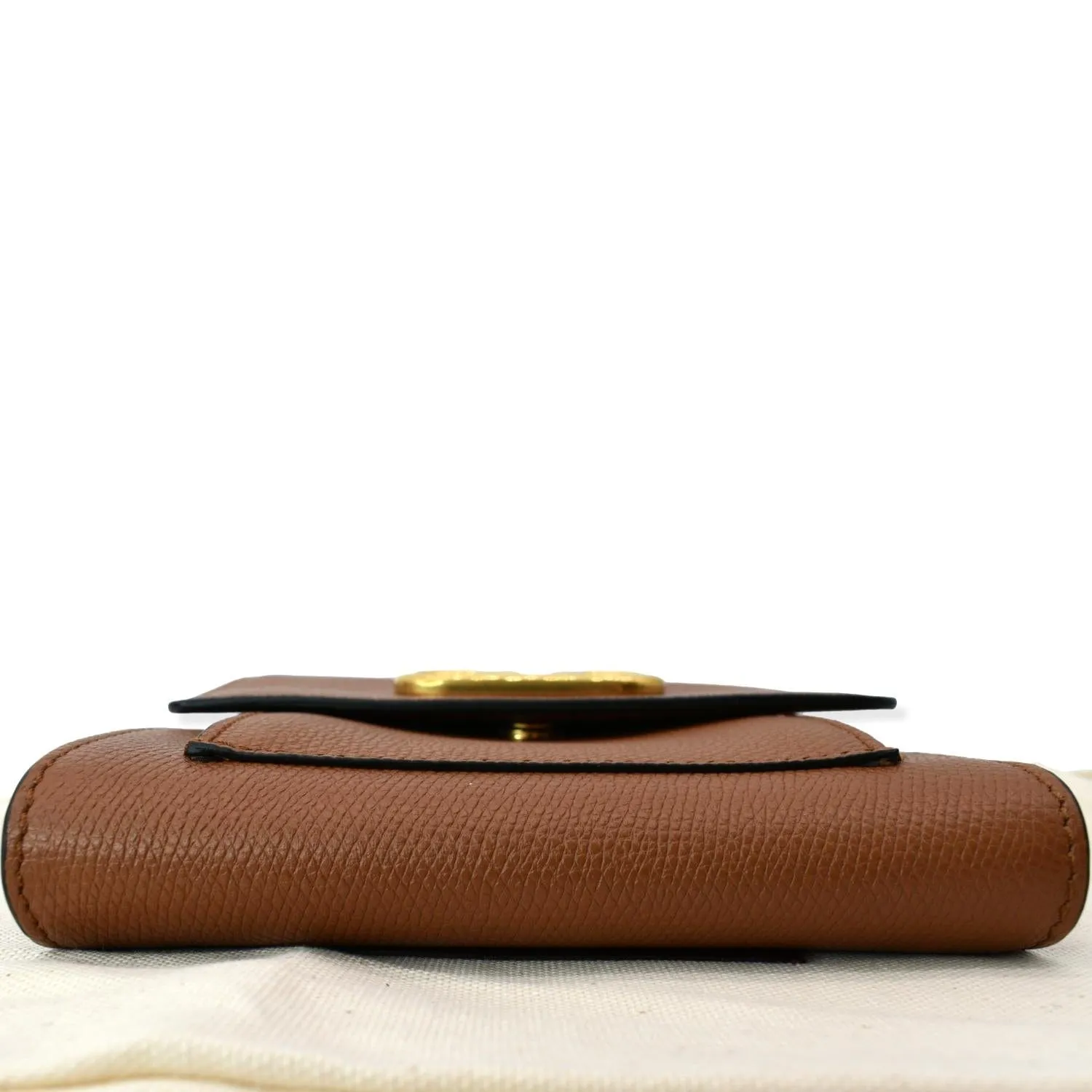 VALENTINO  Garavani Vsling Mini Leather Shoulder Bag Brown