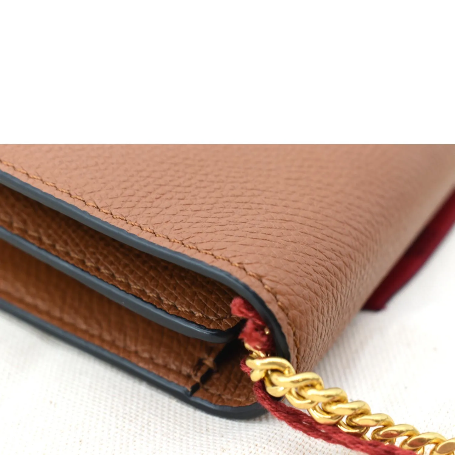 VALENTINO  Garavani Vsling Mini Leather Shoulder Bag Brown
